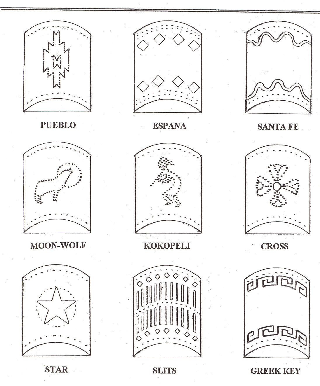 printable free printable tin punch patterns - printable